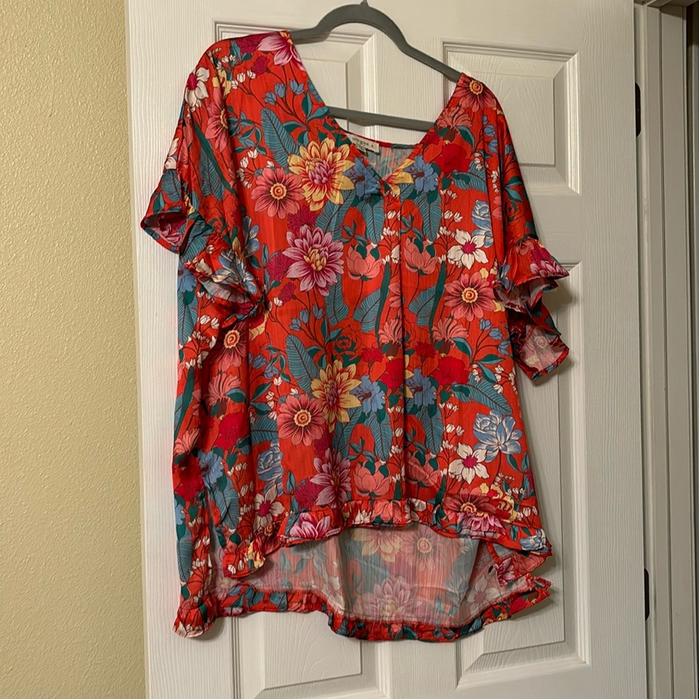 Umgee Floral Top